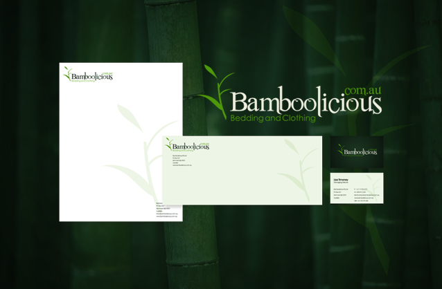 Bedding, clothing and homewares made from bamboo, Bamboo logo design