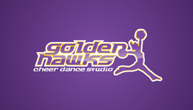 Cheerleader logo design, Cheer dance logo