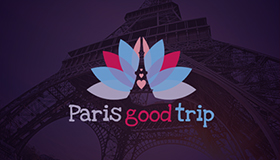 Paris lifestyle logo design, Eiffel tower logo
