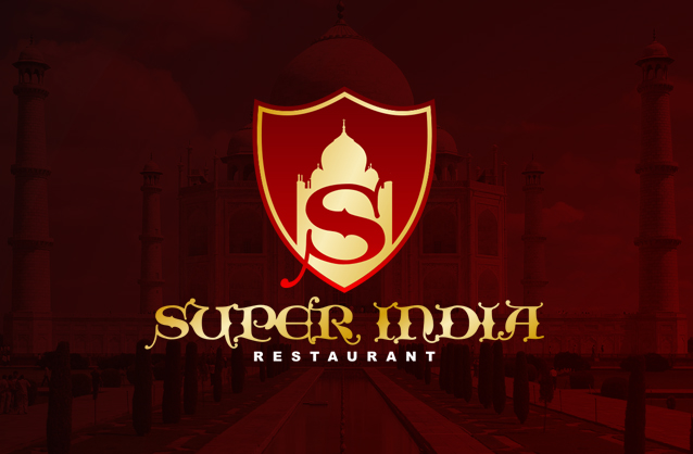 Indian restaurant logo design, Taj Mahal logo