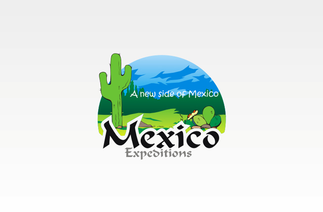 Mexico travel guide logo design, Cactus logo