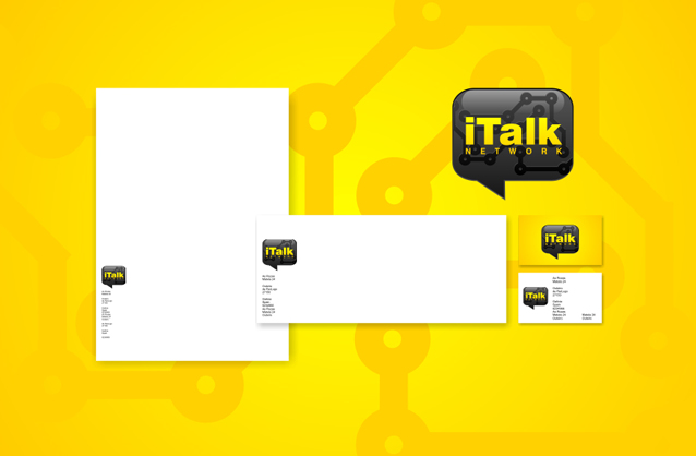 talk logo, talk bubble logo design